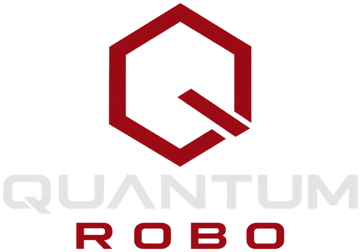 Quantum Robo logo, dark-background variant